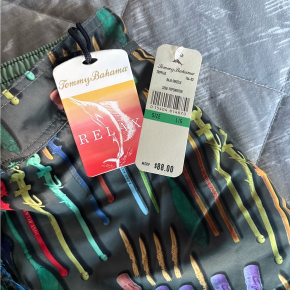 Colorful Patterned Swim Shorts - Picture 2 of 2